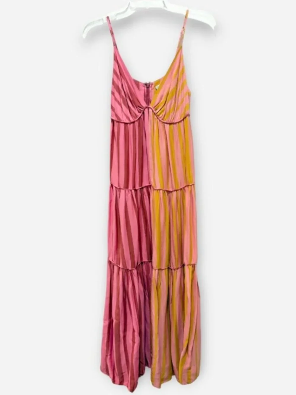 Farm Rio x Anthropologie Striped Maxi Dress Petite Small